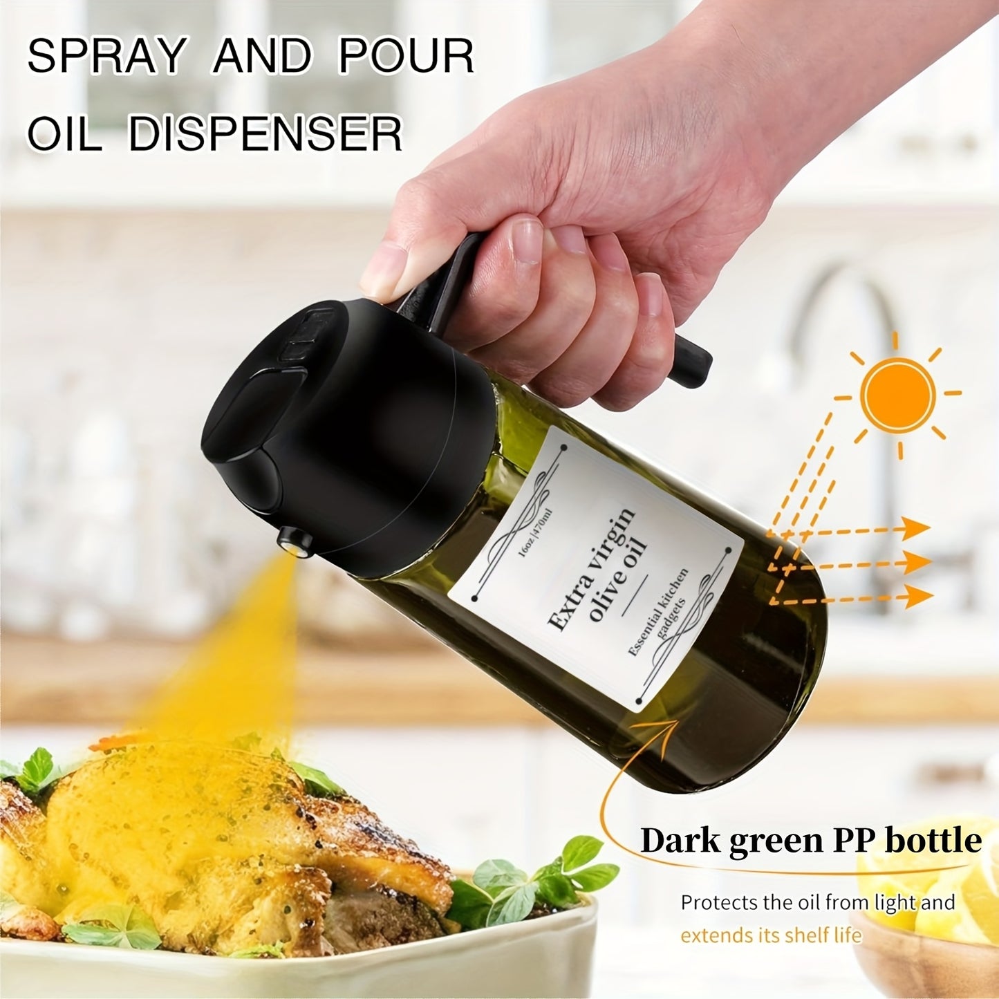 ZUNOVA™ | 2-in-1 Oil Dispenser & Sprayer