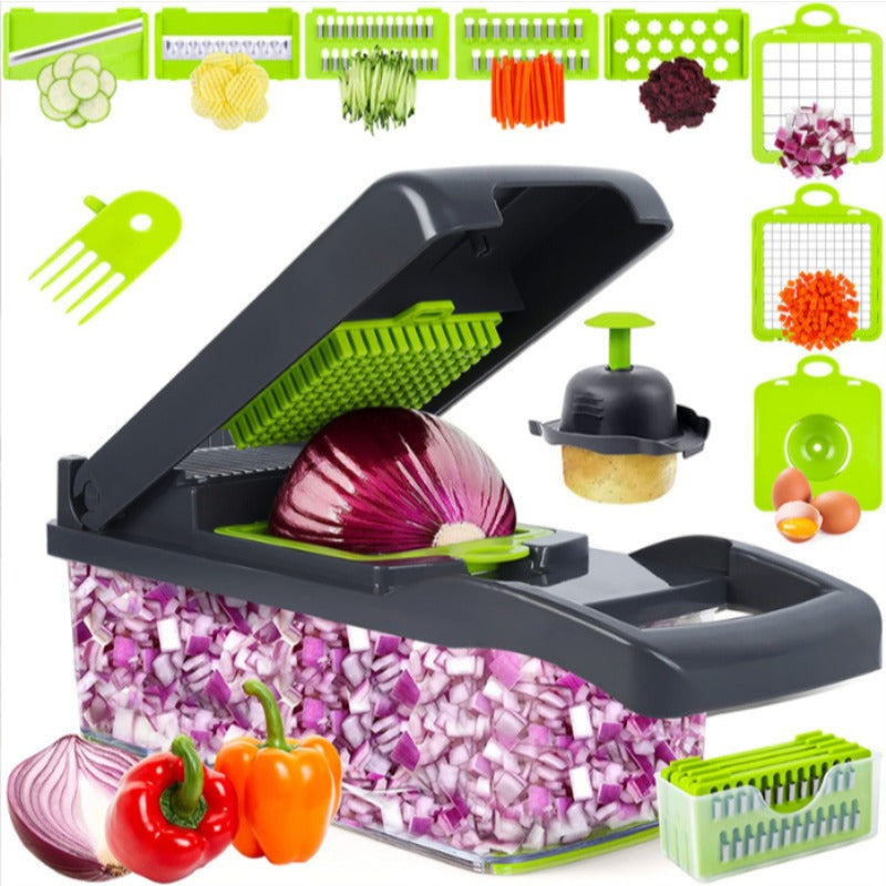 ZUNOVA™ | Multi-Function Vegetable Chopper & Slicer