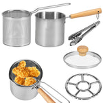 ZUNOVA™ | Stainless Steel Deep Fryer Pot