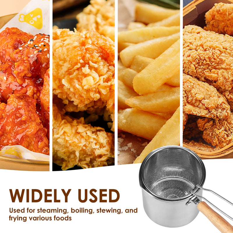 ZUNOVA™ | Stainless Steel Deep Fryer Pot