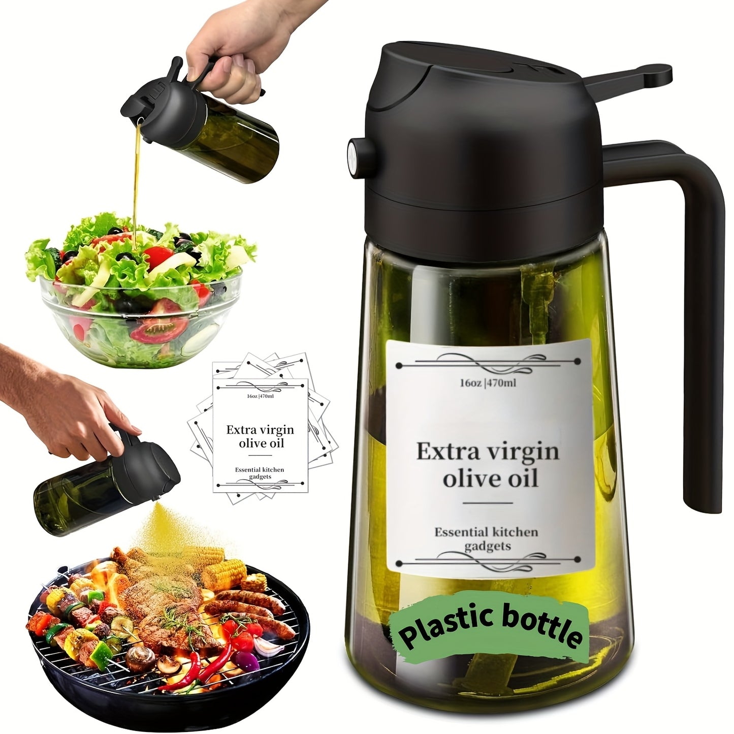 ZUNOVA™ | 2-in-1 Oil Dispenser & Sprayer