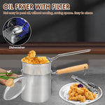 ZUNOVA™ | Stainless Steel Deep Fryer Pot