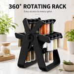 ZUNOVA™ | 18 Jar Rotating Spice Rack
